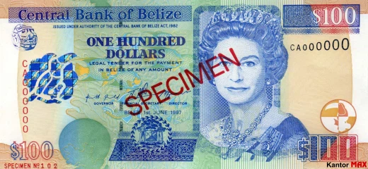 Vorderseite der 100-Dollar-Banknote der Serie 1998.