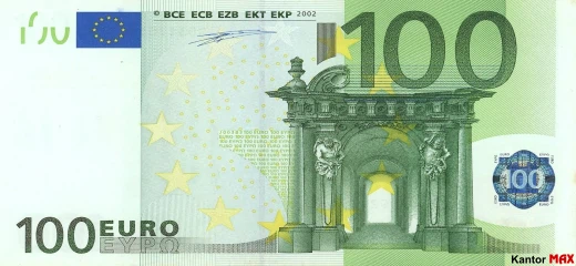 100-Euro-Banknote 2002 - Vorderseite