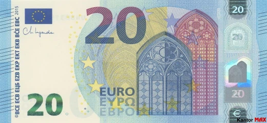 20-Euro-Banknote 2015 - Vorderseite