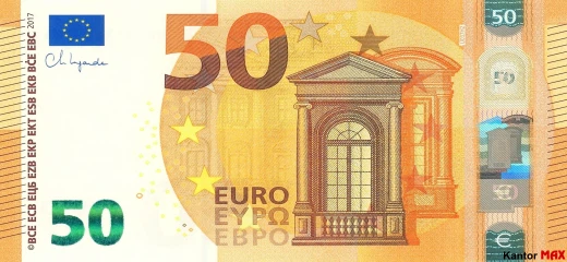 50-Euro-Banknote 2017 - Vorderseite