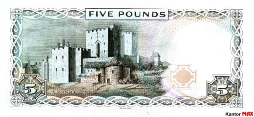 Tył 5 funtów Wyspy Man seria 2015 rok