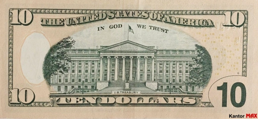 10-USD-Banknote, Ausgabe 2004–2017 – Rückseite