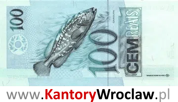 banknot 100 BRL rewers seria/rok : 1