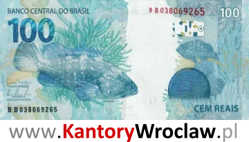 banknot 100 BRL rewers seria/rok : 2