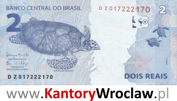 banknot 2 BRL rewers seria/rok : 2