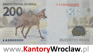 banknot 200 BRL rewers seria/rok : 2