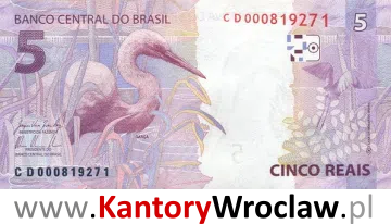 banknot 5 BRL rewers seria/rok : 2