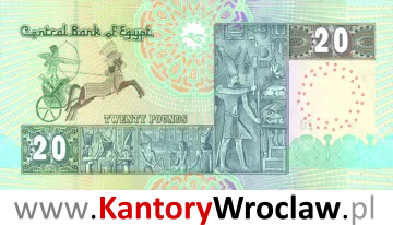 banknot 20 EGP rewers seria/rok : 1