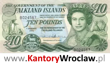 banknot 10 FKP awers seria/rok : 2011