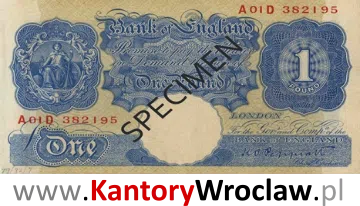 banknot 1 GBS awers seria/rok : 1940