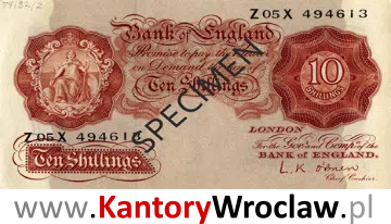 banknot 10 GBS awers seria/rok : 1948