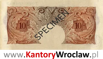 banknot 10 GBS rewers seria/rok : 1948