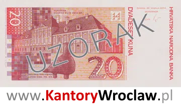 banknot 20 HRS rewers seria/rok : 2001