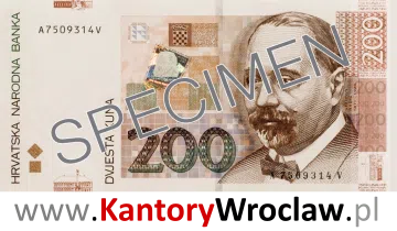 banknot 200 HRS awers seria/rok : 2002