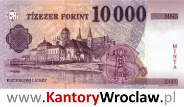 banknot 10000 HUF rewers seria/rok : 2014