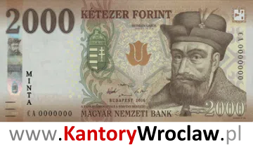 banknot 2000 HUF awers seria/rok : 2016
