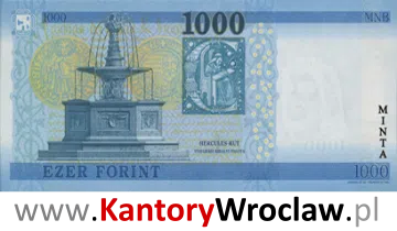 banknot 1000 HUF rewers seria/rok : 2017
