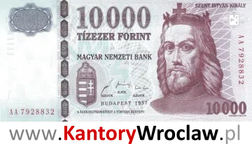 banknot 10000 HUS awers seria/rok : 1997