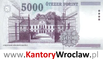banknot 5000 HUS rewers seria/rok : 1999