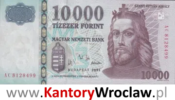 banknot 10000 HUS awers seria/rok : 2001