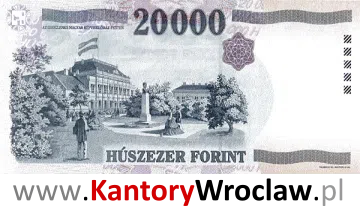 banknot 20000 HUS rewers seria/rok : 2004