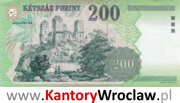 banknot 200 HUS rewers seria/rok : 2005