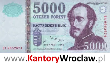 banknot 5000 HUS awers seria/rok : 2005