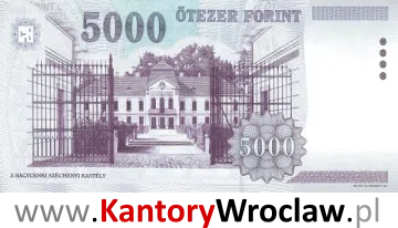 banknot 5000 HUS rewers seria/rok : 2005