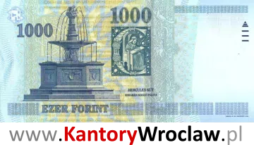 banknot 1000 HUS rewers seria/rok : 2006