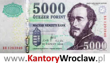 banknot 5000 HUS awers seria/rok : 2008