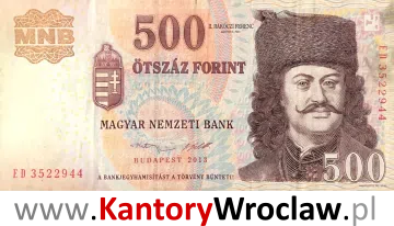 banknot 500 HUS awers seria/rok : 2013