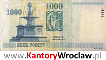 banknot 1000 HUS rewers seria/rok : 2015