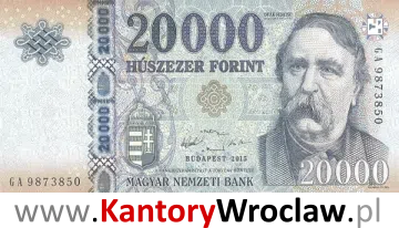 banknot 20000 HUS awers seria/rok : 2015
