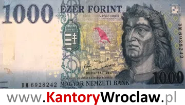 banknot 1000 HUS awers seria/rok : 2017