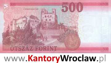 banknot 500 HUS rewers seria/rok : 2018