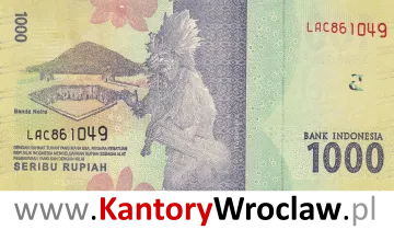 banknot 1000 IDR rewers seria/rok : 2016