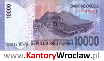 banknot 10000 IDR rewers seria/rok : 2010