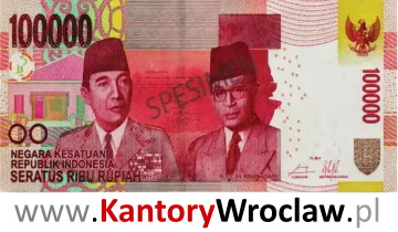 banknot 100000 IDR awers seria/rok : 2014