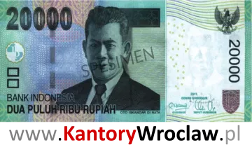 banknot 20000 IDR awers seria/rok : 2011