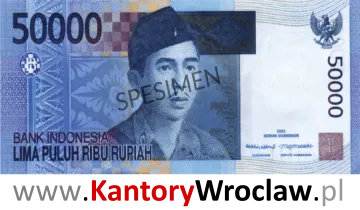 banknot 50000 IDR awers seria/rok : 2005