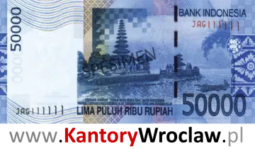 banknot 50000 IDR rewers seria/rok : 2005