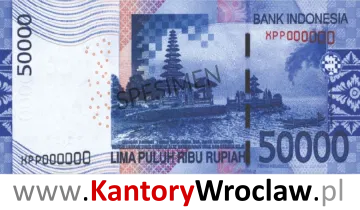 banknot 50000 IDR rewers seria/rok : 2011