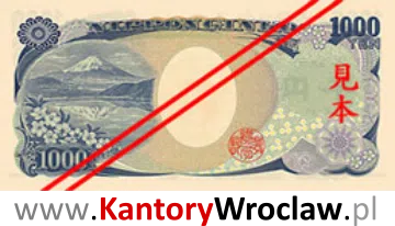 banknot 1000 JPY rewers seria/rok : 2004