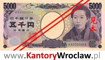 banknot 5000 JPY awers seria/rok : 2004