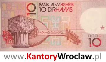 banknot 10 MAD rewers seria/rok : 1987