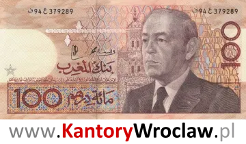 banknot 100 MAD awers seria/rok : 1987