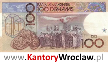 banknot 100 MAD rewers seria/rok : 1987