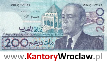 banknot 200 MAD awers seria/rok : 1987
