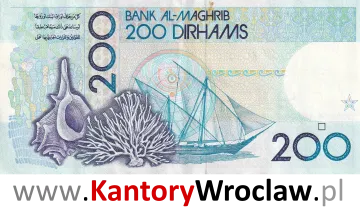 banknot 200 MAD rewers seria/rok : 1987