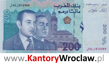 banknot 200 MAD awers seria/rok : 2002